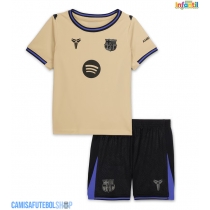Camisa de time de futebol Barcelona Replicas 2º Equipamento Infantil 2025-26 Manga Curta (+ Calças curtas)